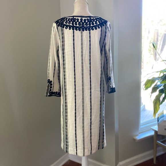 NWOT Soft Surroundings Black & White Coco De Mer Dress - Picture 6 of 10